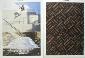 Poster promozionale 2 lati Mikey Leblanc 2006 Matix snowboard impeccabile nuovo vecchio magazzino - Foto 1 di 1