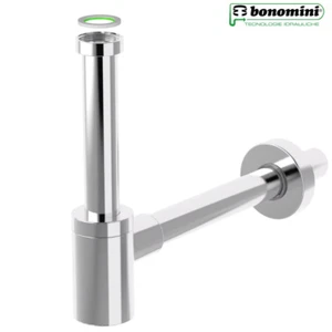 MIGNON cromato - sifone lavabo in acciaio inox 1''1/4 x 40 cm - Imagen 1 de 2