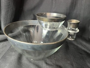 MCM Dorothy Thorpe Silver Rim Chip and Dip con ciotola raccoglidenti - Bello - Foto 1 di 8