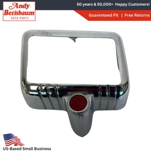 1946-1948 Dodge Deluxe Left Driver Side Tail Light Lamp Chrome Bezel NOS 1149364 - Picture 1 of 7