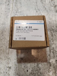 AGILENT Purge valve, short, with PTFE frit, 600 bar (Part # G7111-60061) - Picture 1 of 2