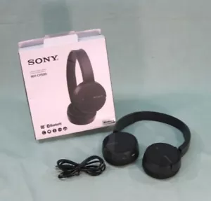 SONY Wireless Stereo Headset Over-the-Ear WH-CH500 Bluetooth TESTED WORKING - Picture 1 of 9
