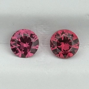 1.03 Cts Natural Pink Spinel Pair Round Cut Loose Gemstone For Jewellery - Picture 1 of 5