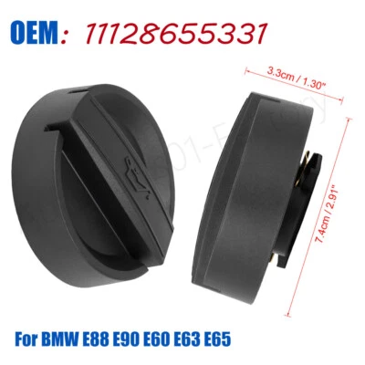 11128655331 Tapa de llenado de aceite para BMW E88 E90 E60 E63 E65 640i 650i 530i 520i Foto 1 de 4