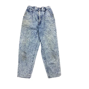 VTG Group Twelve Levis Acid Wash Mom Jeans Sz 26x26 100% Cotton USA High Waist - Afbeelding 1 van 12