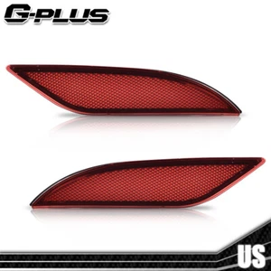 2Pcs Rear Bumper Reflector Set Left & Right Fit For 2016-2017 Chevrolet Malibu - Picture 1 of 9
