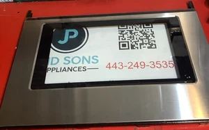 Range Ofentür Außenverkleidung und Folienband (Edelstahl) 316453033 (322) - Bild 1 von 10