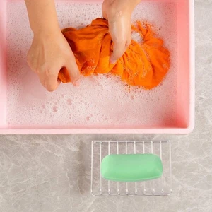 Bandeja de jabón de cocina para encimera fregadero de acero inoxidable accesorio de baño ducha - Imagen 1 de 12