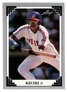 Alex Cole - Cleveland Indians (Baseball Card) 1991 Leaf # 108 Mint - Picture 1 of 1