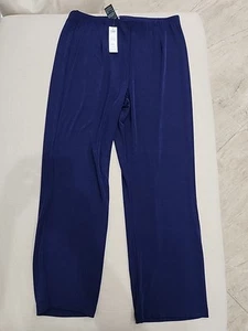 Pantalone donna Chico's Travelers senza pancia taglia 2S o Large 12 viola 570278115 nuovo con etichette - Foto 1 di 12