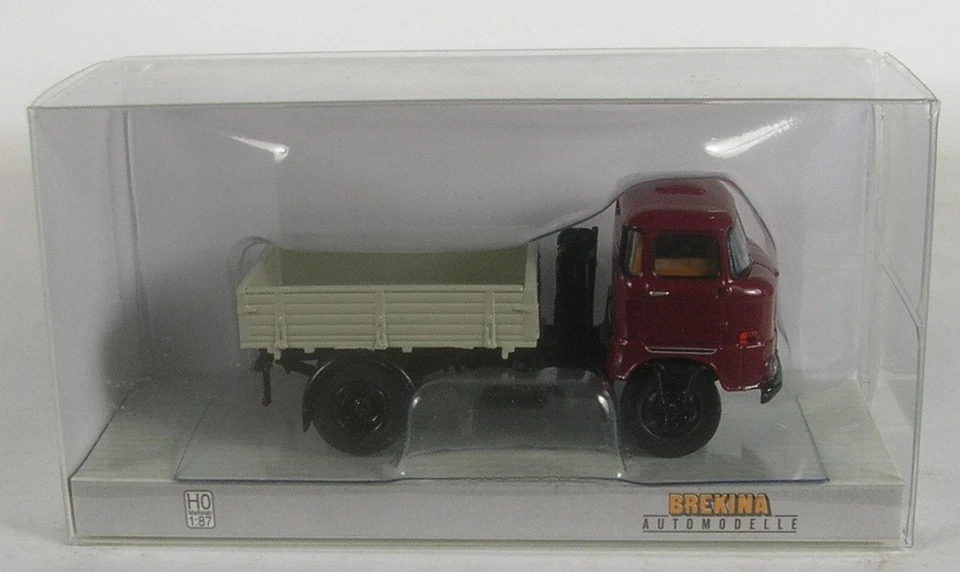 Ifa W 50 Tractor (Dark Red / Gray) 1965 1:87 BREKINA Item Number 267073 - Image 1 of 1