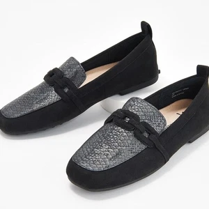 Isaac Mizrahi Live! Mocasín de conducción con cadena cubierta talla 10 - Imagen 1 de 11