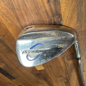 Pure Spin 52* Approach Wedge Steel Shaft Wedge Flex Right Handed Jumbo Grip - Picture 1 of 13