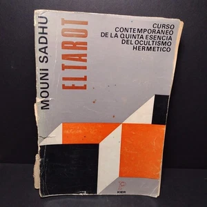 El Tarot Por Mouni Sadhu 3rd Edition - 1971 Spanish Paperback - Picture 1 of 13