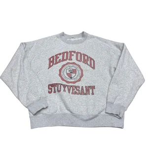 Abercrombie & Fitch Oversized Soft A&F Fleece Sweatshirt Bedford Stuyvesant Sz M - Picture 1 of 8