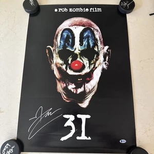 Rob Zombie Signed 31 Movie Poster JSA Devils Rejects House of 1000 Corpses BAS - Picture 1 of 2