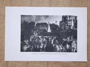 Firenze 14 maggio 1864 Inaugurazione del monumento a Dante in Piazza Santa Croce - Picture 1 of 1