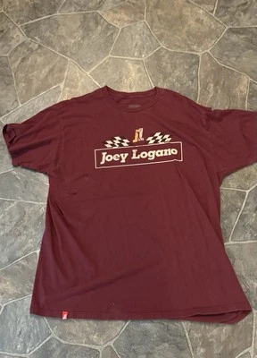 Camiseta Joey Logan’s Roja Carmesí Granate XXL Usada  Foto 1 de 2