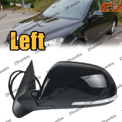 Left Rearview mirror heated electric folding 6pin For Skoda Octavia 2009-2013 - Imagem 1 de 3
