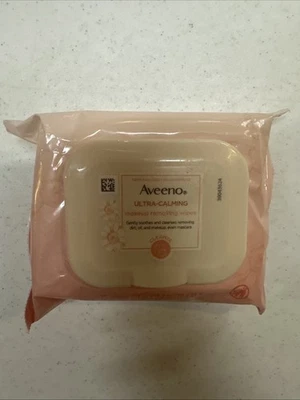 Toallitas desmaquillantes ultra calmantes para piel sensible Aveeno 25 unidades nuevas Foto 1 de 2