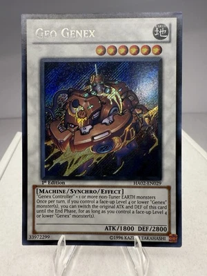 Yugioh Geo Genex HA02-EN029 Secret Rare Unlimited NM - Image 1 of 2