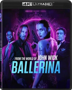 From World of John Wick: Ballerina 2 Disc Ultra 4k Blu-ray w Slipcover 9/9/25 - Picture 1 of 5