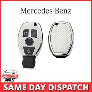 FUNDA LLAVE AMG MANDO A DISTANCIA FUNDA CARBONO PARA MERCEDES A C E S SL CLK SLK CLASE ML - Imagen 1 de 12