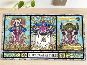 MTG Eldrazi Emrakul Kozilek Stained Glass Playmat TCG CCG Trading Card Game Mat - Picture 1 of 3