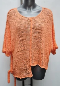 STYLISHER KASTENPULLI PULLOVER 1/2 ARM SHIRT PULLI BÄNDCHENGARN MANDARIN ORANGE - Bild 1 von 5