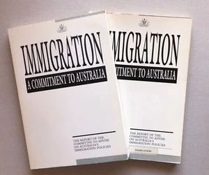 Immigration : a Commitment to Australia (FitzGerald Report) - 1988 - 2 volumes - Picture 1 of 3