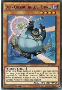 Djinn Cursenchanter of Rituals THSF-EN038 Super Rare Yu-Gi-Oh Card 1st Edition - Picture 1 of 3