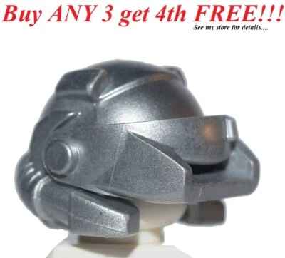 ☀️NUEVO CASCO Lego Niño/Niña Minifigura Sombrero Power Miner Metálico Plateado Foto 1 de 3