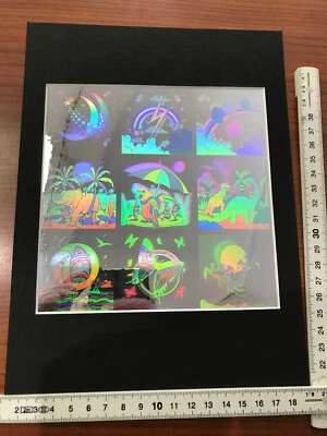 1 Hologramm Bild Tiere Strand Luftballons,  Holographie 3D (HOF-10) - Bild 1 von 4