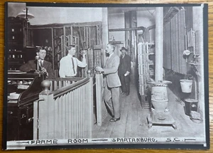 Vintage Frame Room Telephone Spartanburg SC South Carolina Photo Copy? - Picture 1 of 9