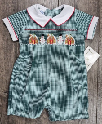 Bebé Niña Niño Ropa Nuevo Anavini 6 Meses Calado Elegante Muñeco de Nieve Mameluco Conjunto Foto 1 de 3