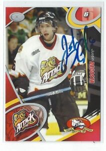Justin Dacosta Signed 2004/05 Owen Sound Attack Team Issued Card