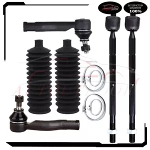 6Pcs Front Inner & Outer Tie Rod End Rack Bellow Fit For 2001-2005 Toyota RAV4 - Picture 1 of 11