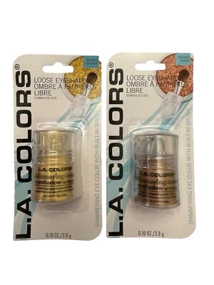 L A Colors Loose Eyeshadow Sunshine And Radiant Lot of 2 - Image 1 of 4
