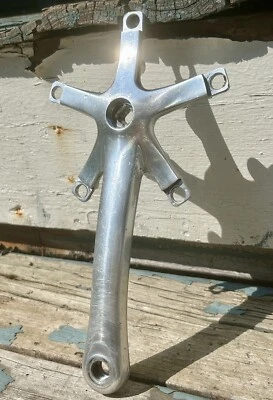 Brazo de biela Campagnolo 175 juego de bielas lado de accionamiento 135 BCD de una sola velocidad BMX engranaje fijo Foto 1 de 4