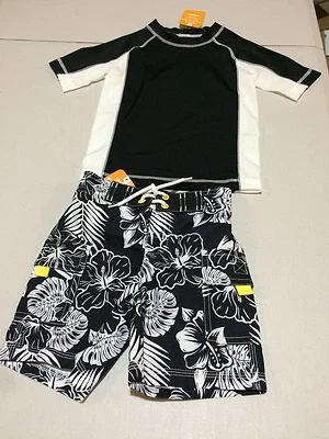 NWT Gymboree boy rash guard and trunk Set Tropical 2T, 4, 5/6, 5T - Image 1 of 3