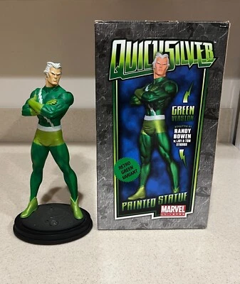 Estatua de Mercurio Retro Variante Verde 12" Marvel Avengers 2008 Bowen 286/800 Foto 1 de 3