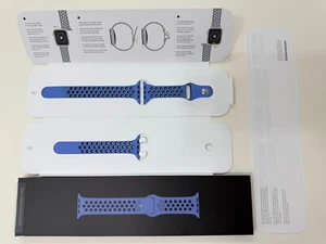 Genuine Apple Watch Royal Pulse-Black Sport Band (S/M/L) 42mm 44mm 45mm 49MM - Zdjęcie 1 z 3