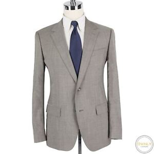 Bonobos Grey Wool Blend Woven Unstructured Dual Vents 2Btn Jacket 40R