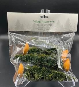 Department 56 Cypress Trees set 4 NEW Village Accessories 809352 Dept - Picture 1 of 5