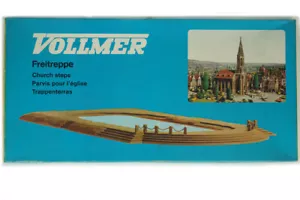 VOLLMER 3738 HO H0 Church steps Freitreppe Parvis pour l'eglise VOLLMER 3739 - Picture 1 of 3