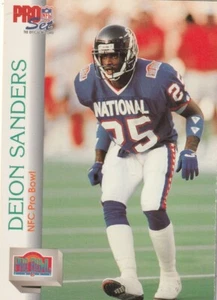 FREE SHIPPING-MINT-1992 Pro Set Deion Sanders #422 PLUS BONUS CARDS - Picture 1 of 1
