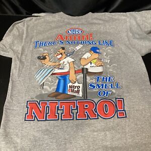 vintage nhra anvil t shirt Mens M Nothing Like Nitro grey