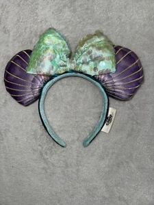 DISNEY PARKS LITTLE MERMAID ARIEL MINNIE MOUSE EARS’ ' VG -'free ship - Picture 1 of 5