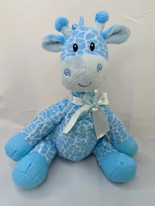 First Main Jingles Blue Giraffe Plush Rattle 9 Inch 2773 Stuffed Animal Toy - Bild 1 von 9
