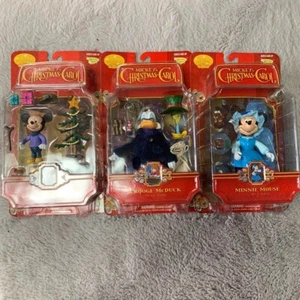 Disney Mickey's Christmas Carol Scrooge Minnie×2 Set Very Rare Unopen Figure - Picture 1 of 19